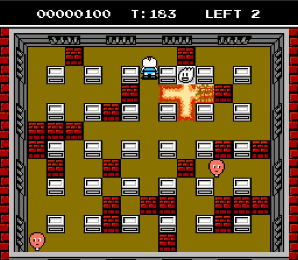 Bomberman 2 - геймплей игры Dendy\NES